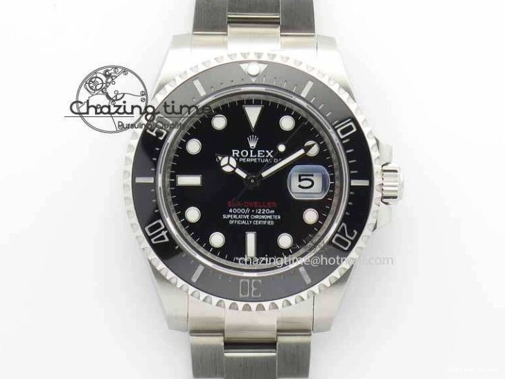 0207 Soft Sea Dweller 126600 43mm SS BP Maker Black Dial On SS Bracelet A 3656